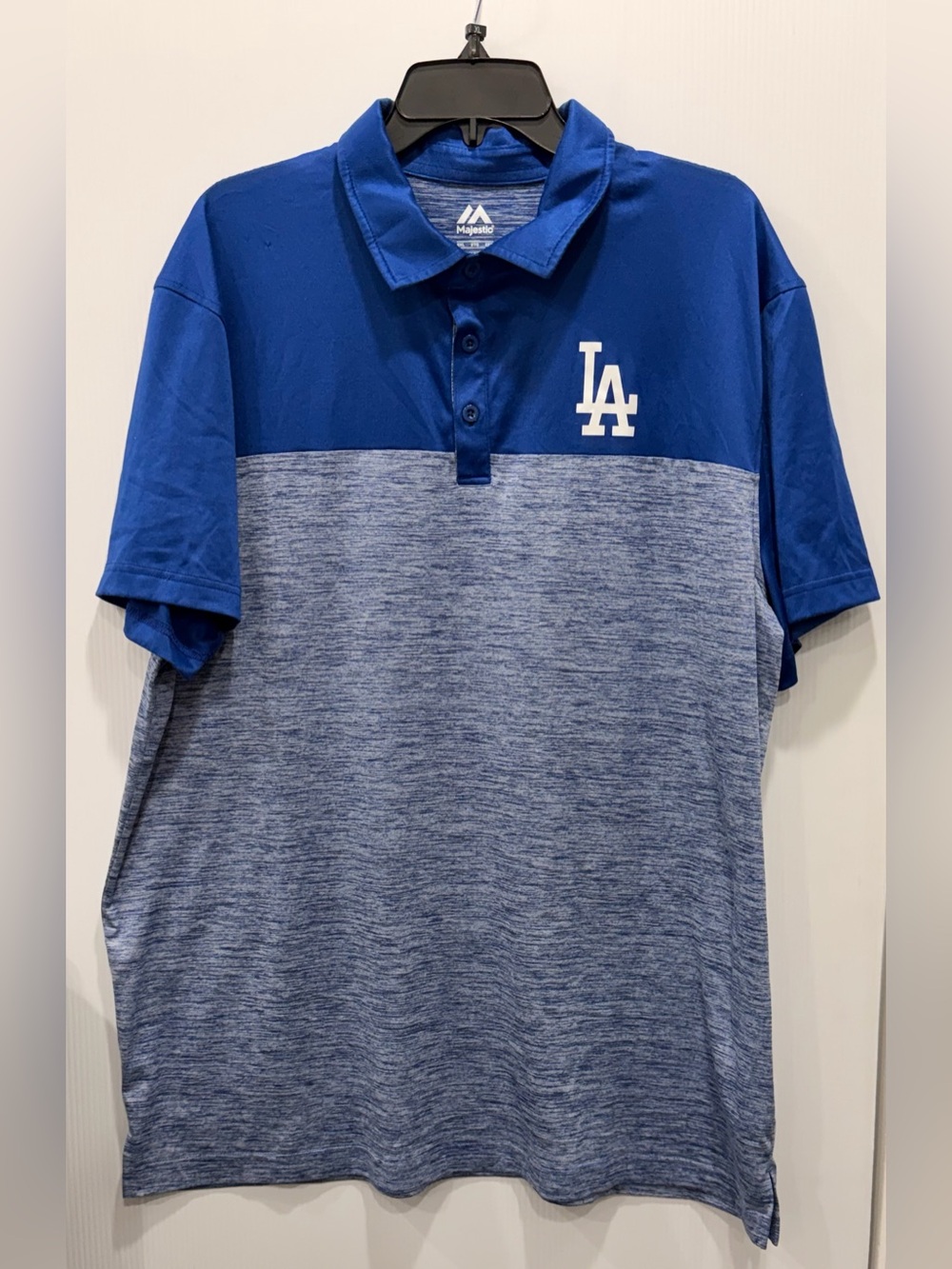 Majestic Los Angeles Dodgers Royal Blue Two-Tone Polo
